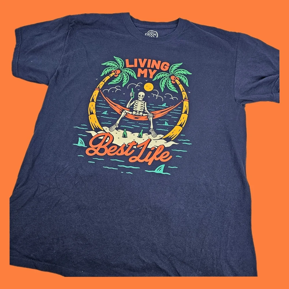 DOM Living My Best Life T Shirt - Picture 1 of 6